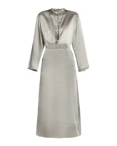 Giorgio Armani Ombre Print Silk Long-Sleeve Midi Dress | Thumbnail 1 Giorgio Armani Ombre Print Silk Long-Sleeve Midi Dress | Thumbnail 1
