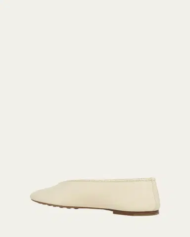 Bottega Veneta Lagoon Nappa Leather Ballerina Flats | Thumbnail 4