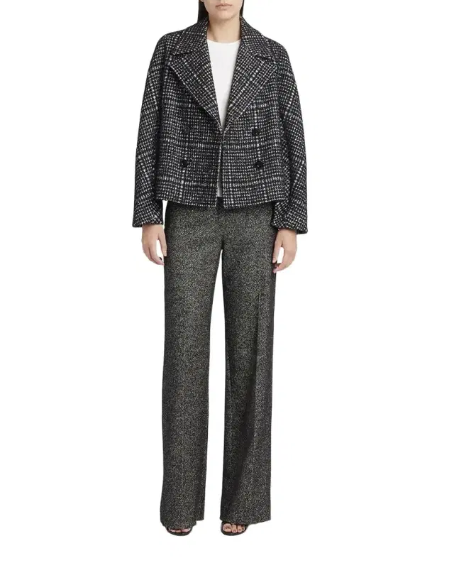 Dolce & Gabbana Check Pied Poule Double-Breasted Jacket