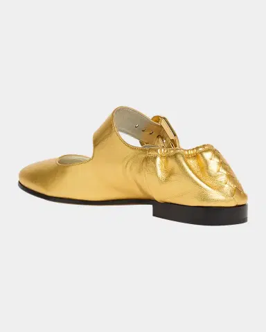 Bottega Veneta Astaire Leather Mary Jane Ballerina Flats | Thumbnail 8