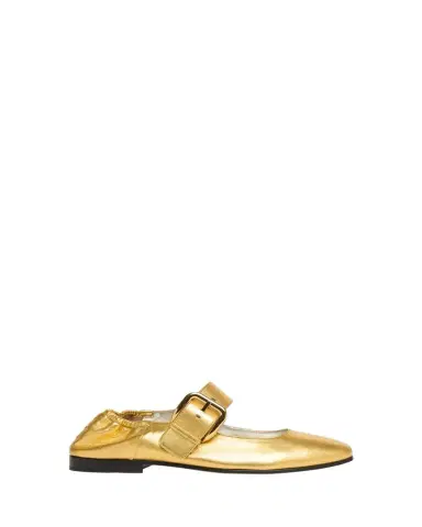 Bottega Veneta Astaire Leather Mary Jane Ballerina Flats | Thumbnail 1