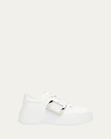 Roger Vivier Viv Skate Leather Buckle Sneakers | Thumbnail 6 Roger Vivier Viv Skate Leather Buckle Sneakers | Thumbnail 6