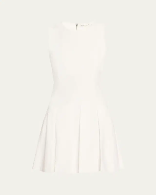 ALICE + OLIVIA Adley Drop-Waist Mini Dress