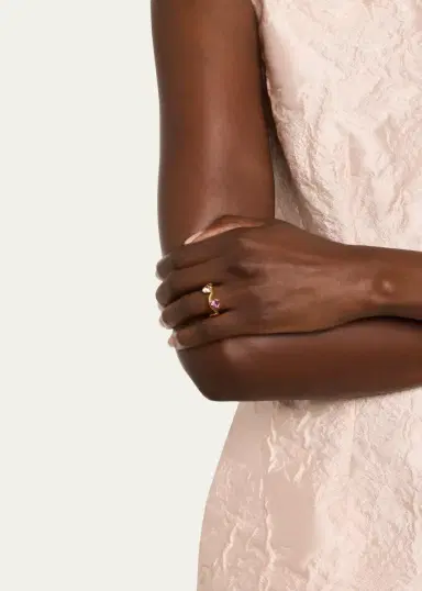 Oscar de la Renta Crystal Wave Ring | Thumbnail 2