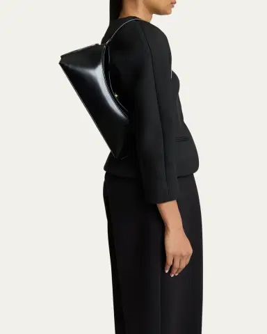 Jacquemus Le Calisso Patent Leather Shoulder Bag | Thumbnail 2 Jacquemus Le Calisso Patent Leather Shoulder Bag | Thumbnail 2