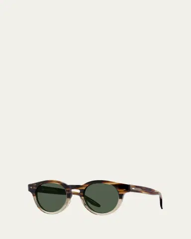 BARTON PERREIRA Men's Oxford Acetate Round Sunglasses | Thumbnail 2 BARTON PERREIRA Men's Oxford Acetate Round Sunglasses | Thumbnail 2