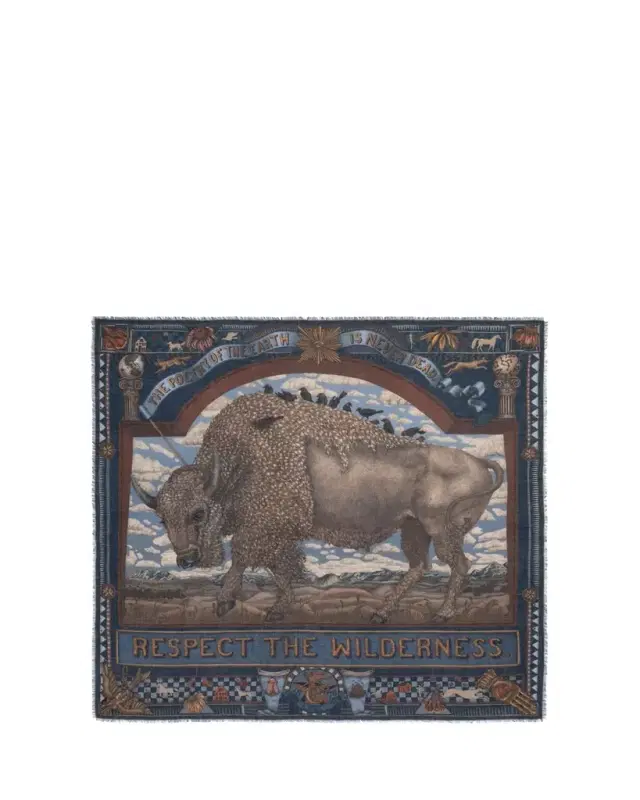 Sabina Savage Secrets Of The Bison Cashmere Scarf