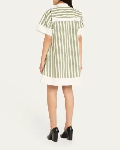 3.1 Phillip Lim Stripe Short-Sleeve Shirt Dress | Thumbnail 3 3.1 Phillip Lim Stripe Short-Sleeve Shirt Dress | Thumbnail 3