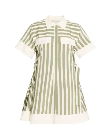 3.1 Phillip Lim Stripe Short-Sleeve Shirt Dress | Thumbnail 1 3.1 Phillip Lim Stripe Short-Sleeve Shirt Dress | Thumbnail 1