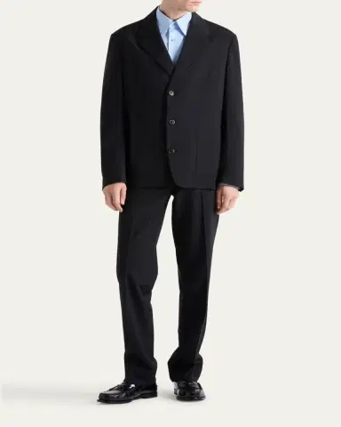 Prada Men's Wool Travel Pants | Thumbnail 4