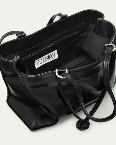 MM6 MAISON MARGIELA Numeric East-West Leather Tote Bag | Thumbnail 4 MM6 MAISON MARGIELA Numeric East-West Leather Tote Bag | Thumbnail 4