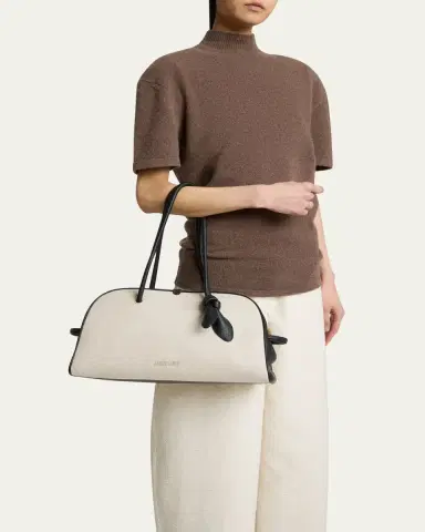 Jacquemus Le Turismo Linen-Blend Shoulder Bag | Thumbnail 2 Jacquemus Le Turismo Linen-Blend Shoulder Bag | Thumbnail 2