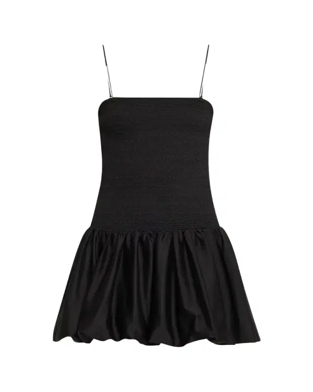 ALICE + OLIVIA Arden Drop-Waist Bubble Mini Dress