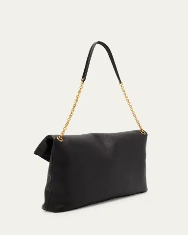 Saint Laurent YSL Envelope Clutch Bag in Grained Leather | Thumbnail 3 Saint Laurent YSL Envelope Clutch Bag in Grained Leather | Thumbnail 3
