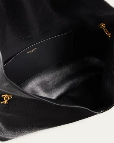 Saint Laurent YSL Envelope Clutch Bag in Grained Leather | Thumbnail 4 Saint Laurent YSL Envelope Clutch Bag in Grained Leather | Thumbnail 4