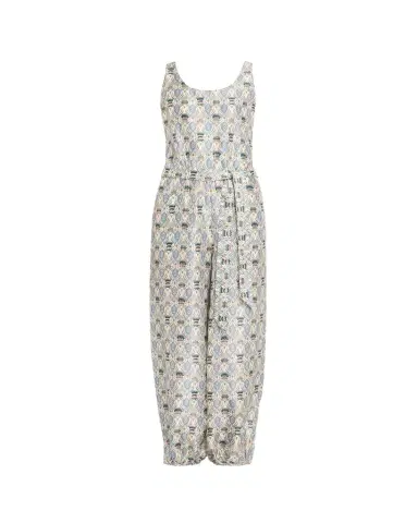 Loro Piana Nadia Belted Wide-Leg Cuffed Romper | Thumbnail 1 Loro Piana Nadia Belted Wide-Leg Cuffed Romper | Thumbnail 1