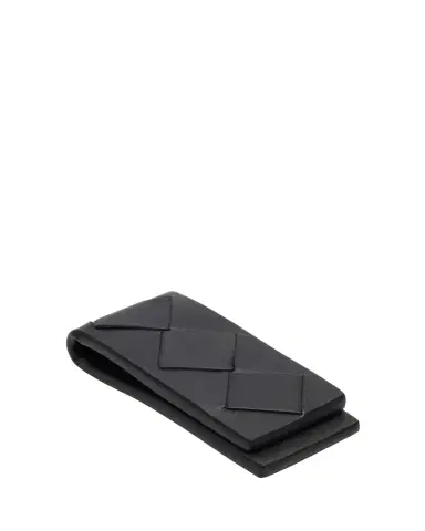 Bottega Veneta Men's Intrecciato Leather Money Clip | Thumbnail 1