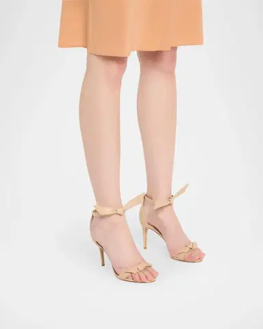 Alexandre Birman Clarita Leather Bow Ankle-Strap Sandals | Thumbnail 2 Alexandre Birman Clarita Leather Bow Ankle-Strap Sandals | Thumbnail 2
