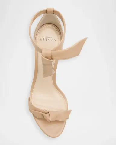 Alexandre Birman Clarita Leather Bow Ankle-Strap Sandals | Thumbnail 6 Alexandre Birman Clarita Leather Bow Ankle-Strap Sandals | Thumbnail 6