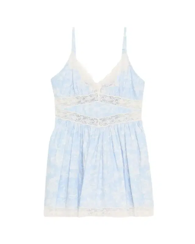 Ressie Lace-Trim Mini Dress