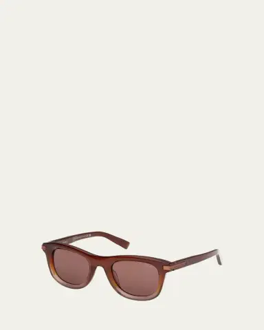 Zegna Men's Acetate Square Sunglasses | Thumbnail 5