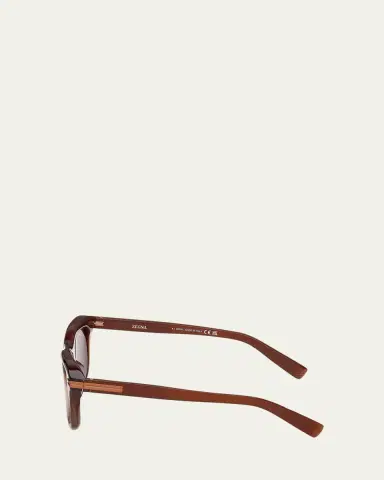 Zegna Men's Acetate Square Sunglasses | Thumbnail 6