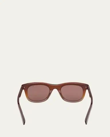 Zegna Men's Acetate Square Sunglasses | Thumbnail 7