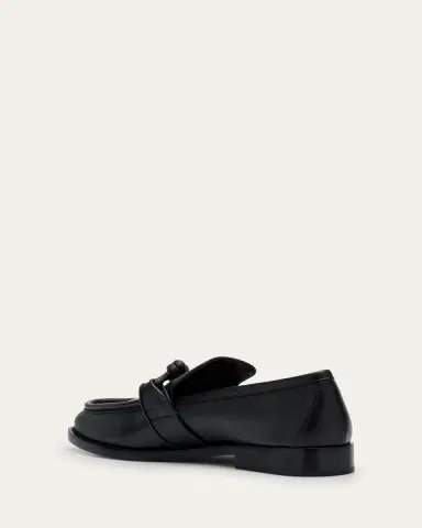 Bottega Veneta Astaire Metal Knot Leather Loafers | Thumbnail 4