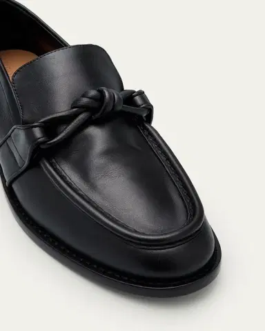 Bottega Veneta Astaire Metal Knot Leather Loafers | Thumbnail 5