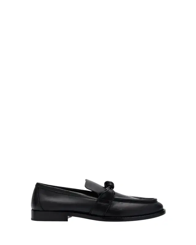 Bottega Veneta Astaire Metal Knot Leather Loafers