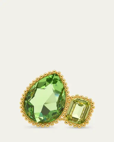 Oscar de la Renta Pear Crystal Ring | Thumbnail 2