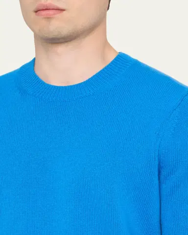 Guest In Residence Men's Cashmere Crewneck Sweater | Thumbnail 9