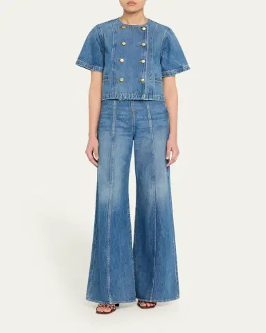 Ulla Johnson The Bianca Wide-Leg Jeans | Thumbnail 2 Ulla Johnson The Bianca Wide-Leg Jeans | Thumbnail 2