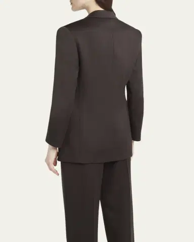 Giorgio Armani Virgin Wool Single-Breasted Blazer | Thumbnail 3