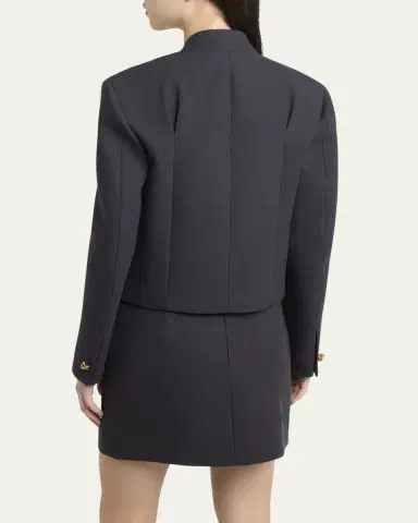 Bottega Veneta Knot-Button Light Structured Cotton Jacket | Thumbnail 7 Bottega Veneta Knot-Button Light Structured Cotton Jacket | Thumbnail 7