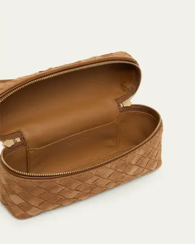 Bottega Veneta Bang Bang Vanity Intrecciato Suede Crossbody Bag | Thumbnail 4 Bottega Veneta Bang Bang Vanity Intrecciato Suede Crossbody Bag | Thumbnail 4