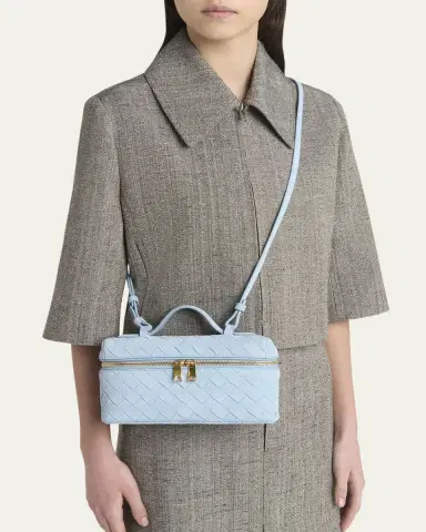 Bottega Veneta Bang Bang Vanity Intrecciato Suede Crossbody Bag | Thumbnail 6 Bottega Veneta Bang Bang Vanity Intrecciato Suede Crossbody Bag | Thumbnail 6