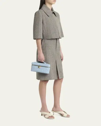 Bottega Veneta Bang Bang Vanity Intrecciato Suede Crossbody Bag | Thumbnail 9 Bottega Veneta Bang Bang Vanity Intrecciato Suede Crossbody Bag | Thumbnail 9