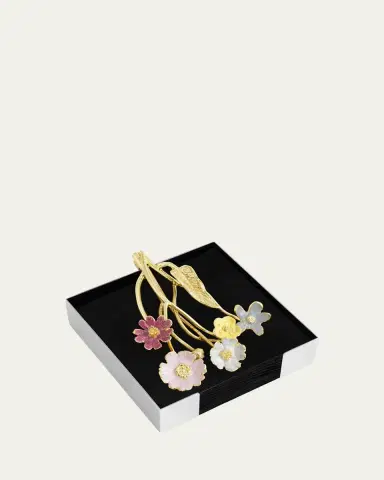 Michael Aram Wildflowers Cocktail Napkin Holder | Thumbnail 2