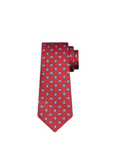 Kiton Men's Small Paisley Silk 7-Fold Tie | Thumbnail 1 Kiton Men's Small Paisley Silk 7-Fold Tie | Thumbnail 1
