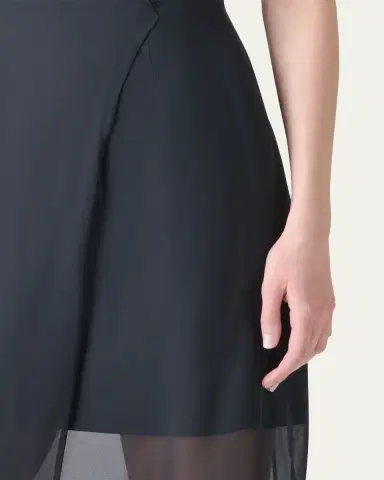 Akris Silk Panama Overlayer Gown | Thumbnail 5 Akris Silk Panama Overlayer Gown | Thumbnail 5