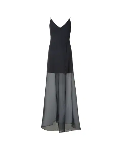 Akris Silk Panama Overlayer Gown | Thumbnail 1 Akris Silk Panama Overlayer Gown | Thumbnail 1