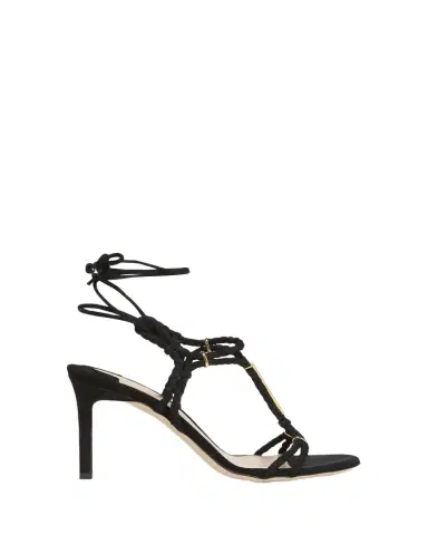 TOM FORD Lily Suede Ankle-Tie Sandals | Thumbnail 1