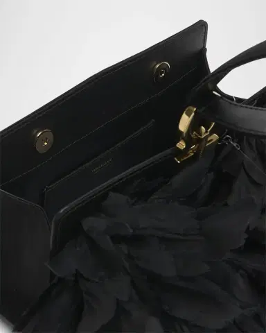 Ferragamo Floral Applique Leather Wristlet | Thumbnail 4 Ferragamo Floral Applique Leather Wristlet | Thumbnail 4