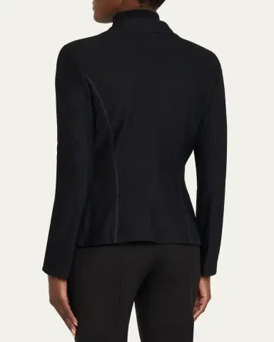 Giorgio Armani Rice Stitch Jersey Single-Breasted Jacket | Thumbnail 7