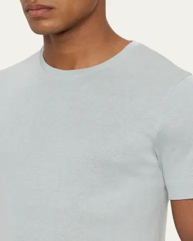 Loro Piana Men's Mazzorbo Silk and Cotton Crewneck T-Shirt | Thumbnail 13