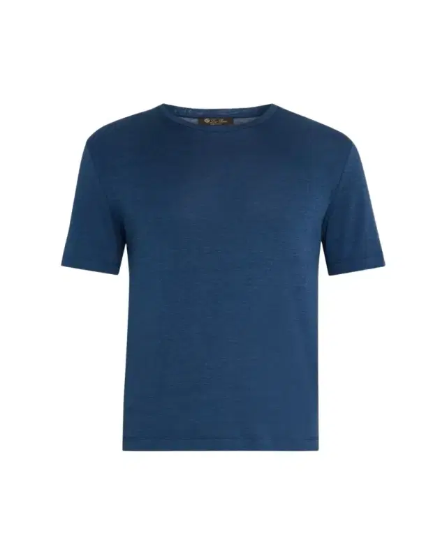 Men's Mazzorbo Silk and Cotton Crewneck T-Shirt