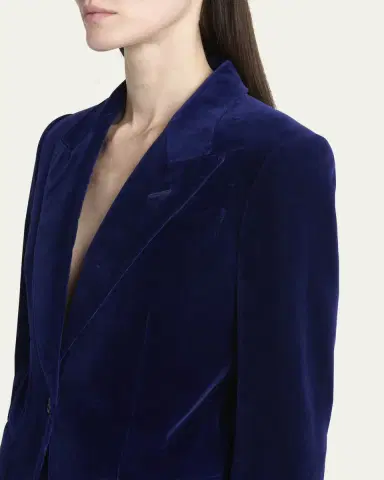 Tom Ford Single-Breasted Velvet Blazer | Thumbnail 5