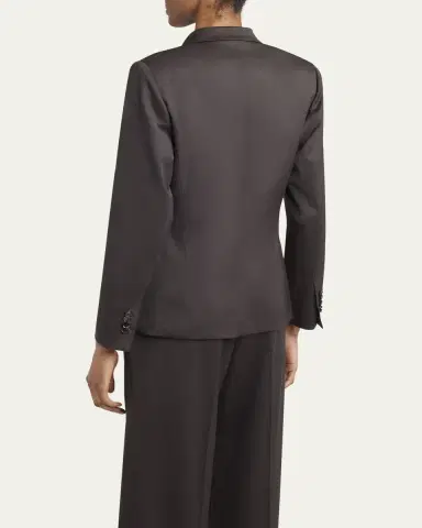 Kiton Fitted Wool Blazer | Thumbnail 2 Kiton Fitted Wool Blazer | Thumbnail 2