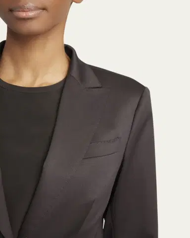 Kiton Fitted Wool Blazer | Thumbnail 3 Kiton Fitted Wool Blazer | Thumbnail 3